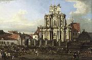 Bernardo Bellotto Visitationist Church in Warsaw oil painting on canvas